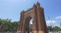 The great architecture of Arc de Triomf in Barcelona 4k or 4k+ Resolution