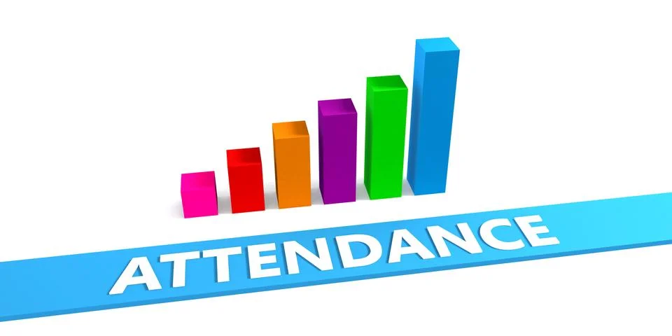 Great Attendance Stock Illustration