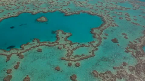 Great Barrier Reef from the air Stock Footage 61920196