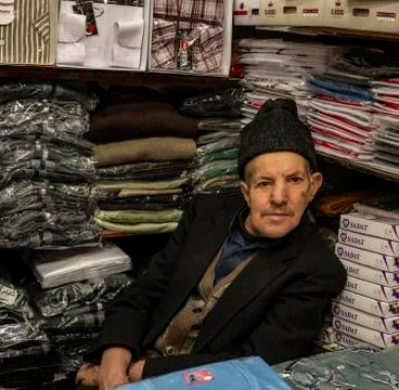 Great Bazaar Tabriz Man Shop Stock Photos