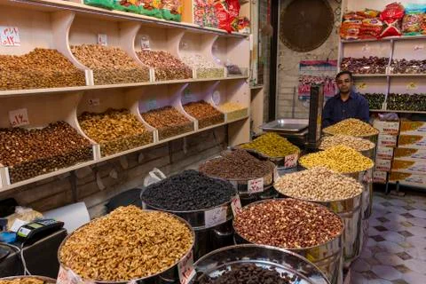Great Bazaar Tabriz Shop Nut Stock Photos
