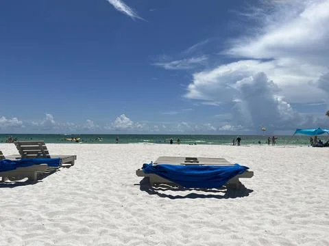 Great Beach View Stock Photos