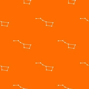 The Great Bear constellation pattern seamless 스톡 일러스트