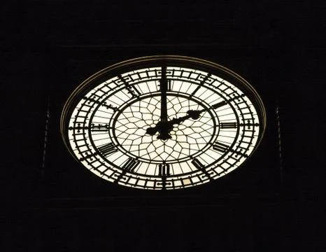The Great Bell of the clock. Big Ben and Houses of Parliament, London, UK Фото