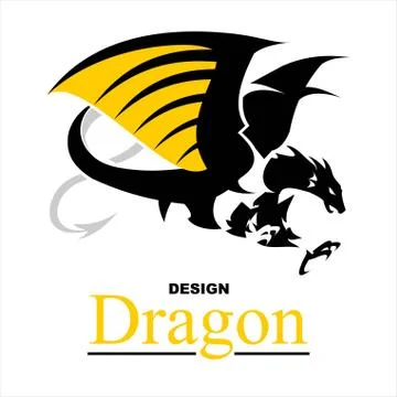 Great BIG DRAGON Stock Illustration