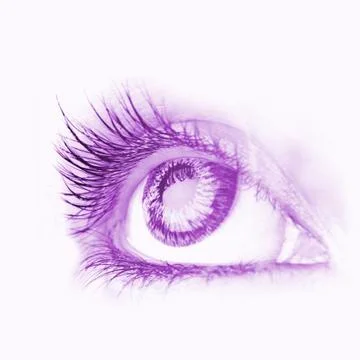 Great big eye. Stock Illustration