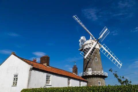 Great Bircham windmill Stock Photos
