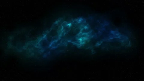 Great blue nebula with many of blinking stars Video stock 153622306