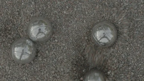 A great boule shot Stock Footage 121660811