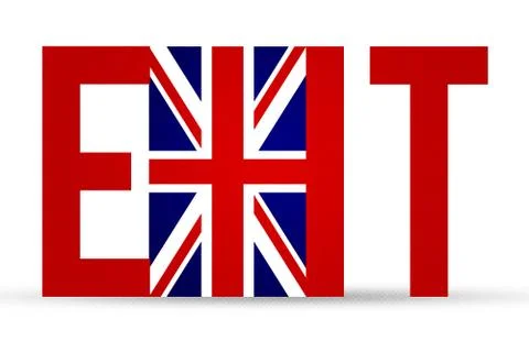 Great Britain Exit Stock Illustration