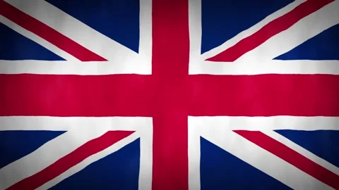 Great Britain Flag In 4K Motion Graphics Stock Footage 249892288
