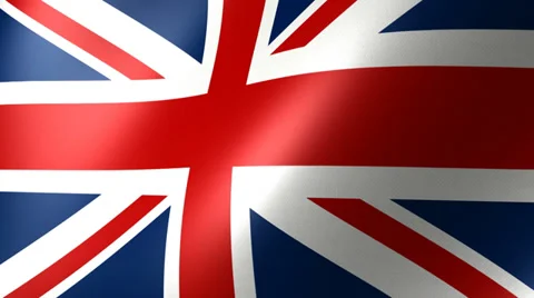 Great Britain Flag Background Seamless Loop Stock Footage 39377122