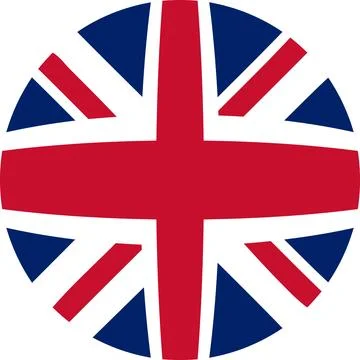 Great Britain Flag in Circular Shape - Vector Illustration Stock Illustration