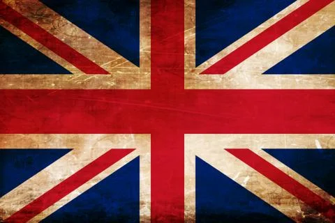 Great britain flag Stock Illustration