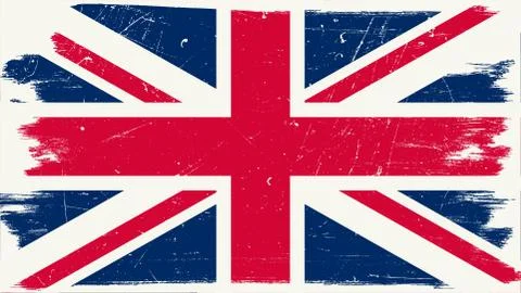 Great Britain flag Stock Illustration