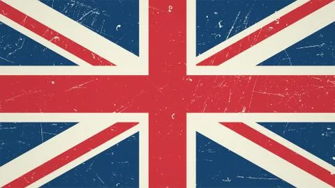 Great Britain flag Stock Illustration