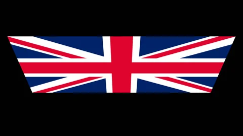 Great Britain flag turning vertically Stock Footage 88388143