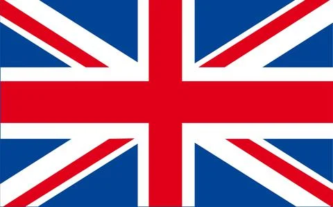 Great Britain flag vector Stock Illustration