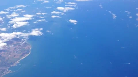 Great Britain Overview By Plane Stock Footage 43258493