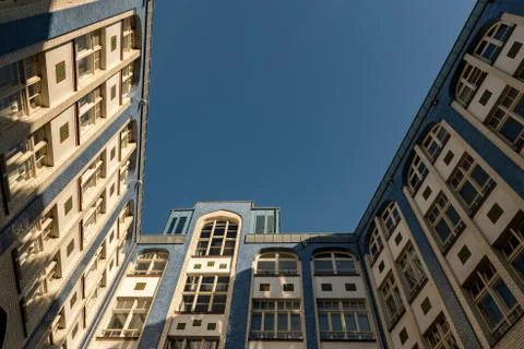 A great building in Berlin called Hackesche Hfe Stock Photos