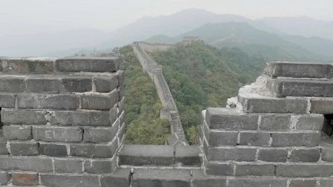 The great China Wall 스톡 동영상 127651122