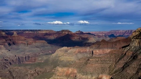 Great clouds and shadows time lapse from Powell Point 库存影片 107196580