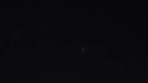 "THE GREAT CONJUNCTION": A time lapse video capturing Saturn and Jupiter Stock Footage 145513850