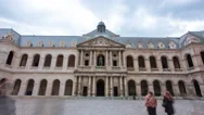 Great Court Of Les Invalides Complex Timelapse Hyperlapse, Paris, France Stock Footage