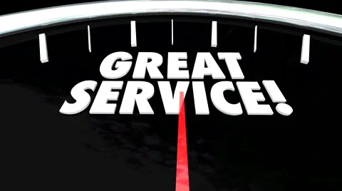 Great Customer Service Speedometer How to Please Clients Stock Footage 46492808