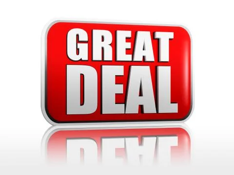 Great deal Stock Illustration