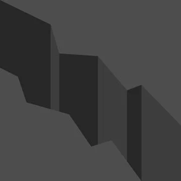 Great deep black abyss Stock Illustration