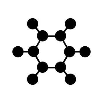 Great design of the contours of molecules Stock Illustration