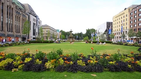 Great Dresden Square Stock Footage 123168049