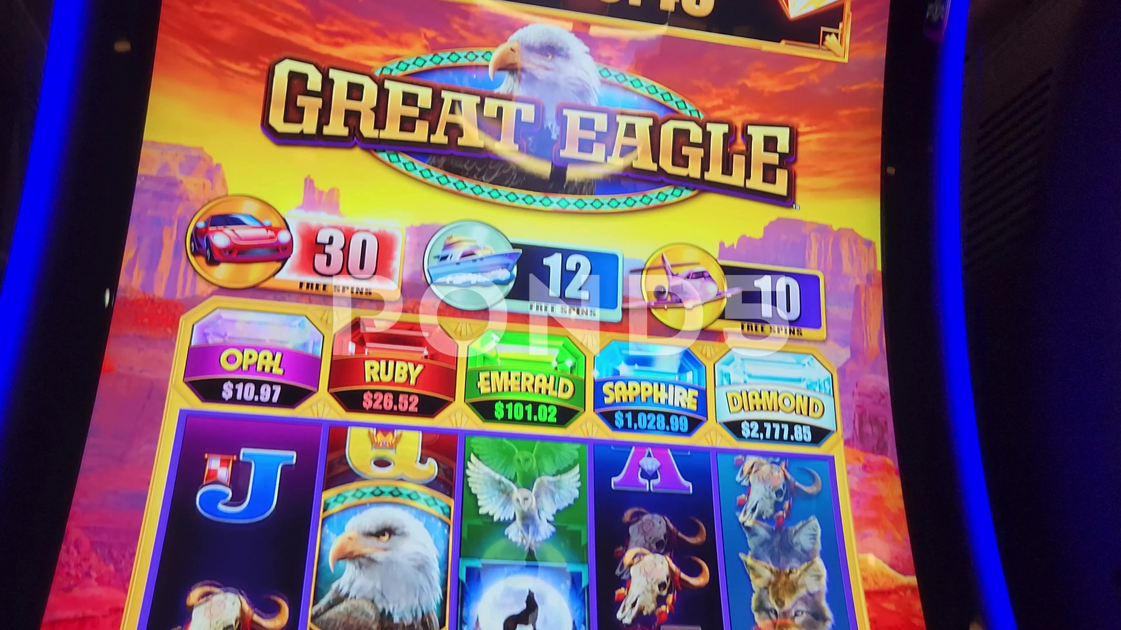 great eagle returns slot machine