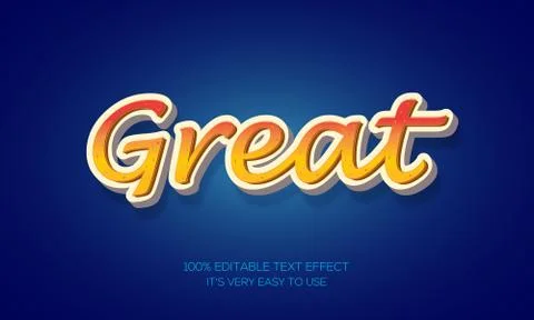 Great editable stylish text effect, Realistic 3d blood text effect Ilustración de archivo