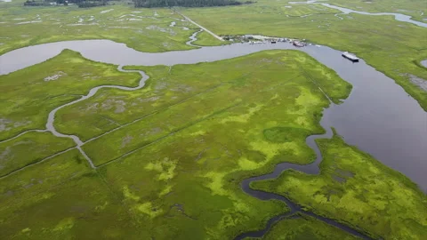 Great Egg Harbor River Video stock 136396176