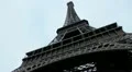 Great Eiffel Tower Paris, France, Europe, French Architecture, Cloudy Rainy Day HD Footage
