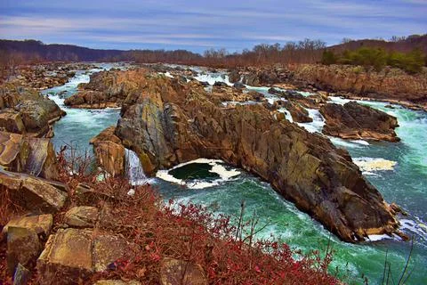 The Great Falls 库存照片