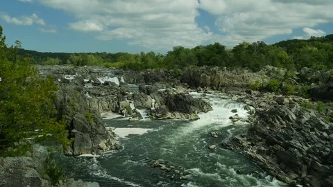 Great falls of Potomac 動画素材 81962826