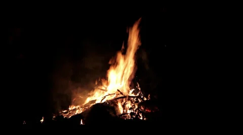 Great fire (acceleration) Stock Footage 32418968