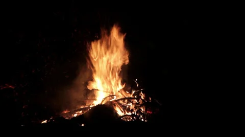 Great fire (acceleration) Stock Footage 32419400