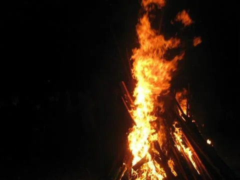 A Great Fire Burning 2 Foto stock