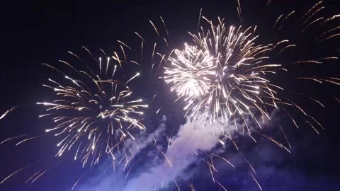 Great Firework in pakistan Stock Footage 199245822