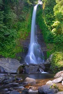 Great Gitgit Waterfall Central Bali Bali Indonesia Asia Stock-Fotos