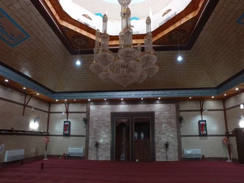 Great Hall in the Mosque 2 Stock Footage 80135357