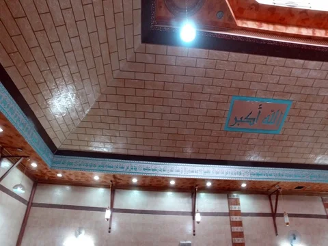 Great Hall in the Mosque Stock Footage 80135521