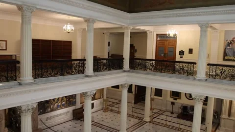 The Great Hall in the state capitol. Stock Footage 343034415