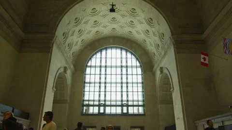 The Great Hall at the Union Station Video stock 217949592