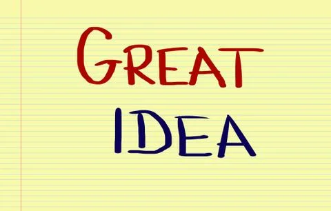 Great Idea Concept Stock Illustration