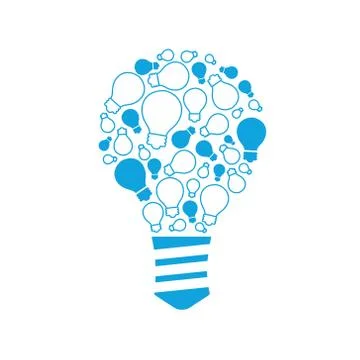 The great idea consists of a chain:  small ideas, hints and tips Stock Illustration